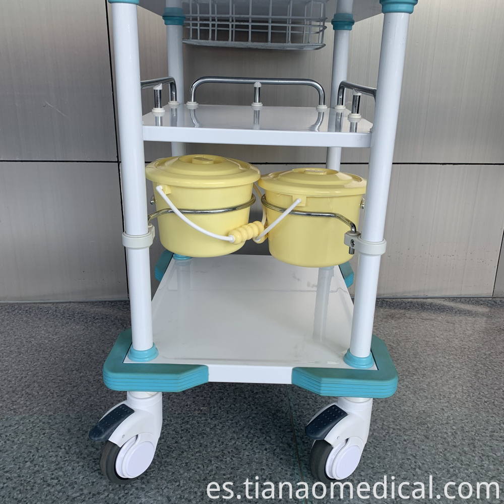 Carro de tratamiento de aleación de aluminio para hospitales Hospital Aluminum Alloy Treatment Trolley